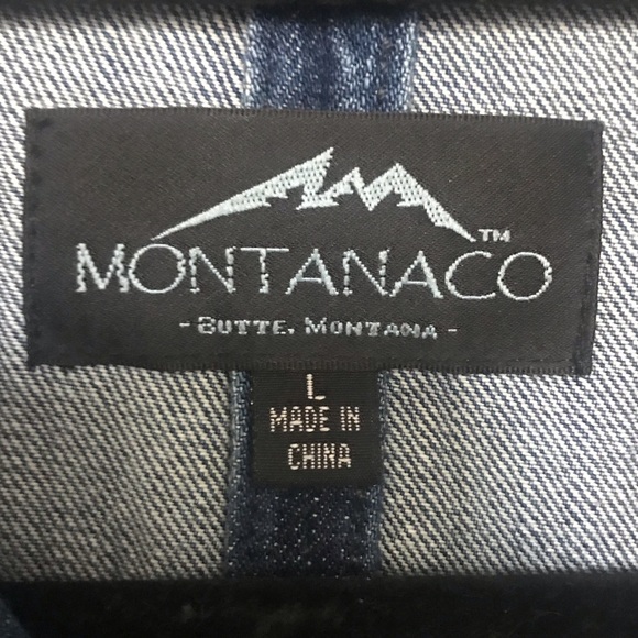 MONTANACO Embellished 100% Cotton Denim Jacket - Picture 9 of 10